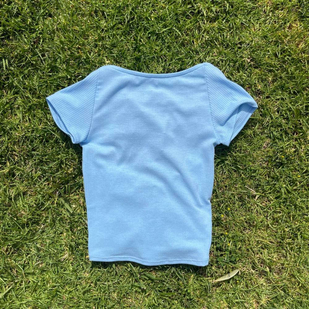 Urban Outfitters Sky Blue Short Sleeve Tee